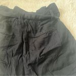 Jolt  Black Pull On Soft Lightweight Belted Laser Cutout Shorts Size 1/25 EUC Photo 5