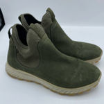Ecco Women's Olive Green Gore-Tex Pull On Boots Size 39 8-8.5 hiking outdoor Photo 0