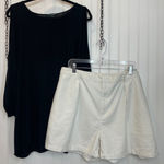 Ralph Lauren Lauren & Rebdolls White Shorts & Slit Sleeve Top Bundle Size 1X Photo 0