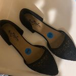 Self Esteem  Black Flats with Black Netting Photo 4