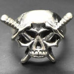 Skull and Swords Ring Silver Photo 0