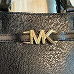 Michael Kors  Black Satchel with Gold-Tone Hardware Photo 1