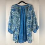 Krazy Kat  Blue Floral Tunic Photo 4