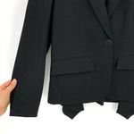 Stella McCartney Puplum Wool Blazer Black 42 Photo 2