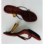 Cult Gaia in mahogany brown Soriah Slide Strappy leather Sandal (Women) 36.5 Photo 5