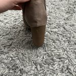 Fergalicious Fergilicious taupe open toe cut out ankle booties size 7 Photo 8