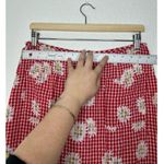 My Michelle  Vintage Cottagecore Plaid Daisy Midi Skirt 13 Photo 2