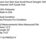 Cemi Ceri  Skirt Size Small Pencil Straight  Photo 5