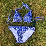 NEW Lauren Ralph Lauren Blue Playa Floral Photo 3