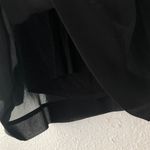 ZARA NWT Women Black Flowy Top - XSmall - Cute Black Blouse Photo 5