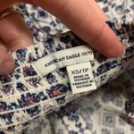 American Eagle  Romper Womens Size XS‎ White Button Front Sleeveless Casual Boho Photo 4