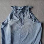 Cloth & Stone Anthropologie Cloth & Stone Denim Halter Tunic Dress Back Tie Size XXS Blue Photo 3