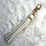NEW White Tassel Bag Charm Tassels Keychains Purse Fashion Charm Photo 1