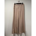 BCBGMAXAZRIA Pants Womens 0 Khaki Wide Leg Relaxed Fit Chinos Casual Career Photo 0