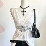 Vertigo Paris Y2K Babydoll Top, Y2K bling, Y2K Grunge, 2000s Fashion, Vintage, Medium Photo 0