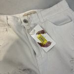 Chelsea and Violet C & V shorts womens size 28 white denim distressed festival Photo 8