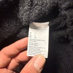 American Eagle Outfitters Black Mock Neck Chunky Knit Sweater Womens S Oversized Photo 2