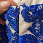 Women’s Stenay Blue Lace Top Sleeveless Mermaid Trumpet Maxi Dress Size 16 Photo 7