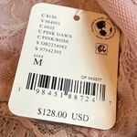 Free People Lala Dawn Rose Pink Lace Mini Dress Cutout Tie Front Size Medium NWT Photo 13