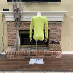 Audrey Ann neon yellow sweater with grommets / S / Excellent condition Photo 7