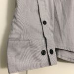 H&M  White & Gray Thin Striped Dress Shirt 12 Photo 3