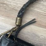 The Sak  Black Leather Boho Hobo Shoulder Bag Purse Photo 3