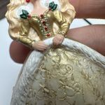 Christmas Barbie In Ball Gown Hallmark 1996 Mattel Multi Color Brooch Pin Photo 4