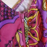 Leg Avenue  Size Small/Medium S/M Funky Hippie 70s Mini Dress Vibrant Purple Photo 8