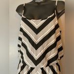 Seven7  striped drop waist high low dress Photo 2