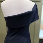 Eliza J  Midnight Blue One-Shoulder Dress Photo 8