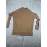 Free People  We The Free Cognac Long SLeeve Tunic oversized sweater Xs Mock Neck Photo 2