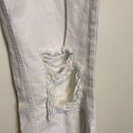 We The Free  FP white jeans with distressing at the knees Photo 7