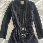 BCBGeneration  Black Lace Blazer Photo 0