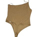 Good American New Good Touch One-Shoulder Bodysuit Color Pecan Size 5 Photo 1