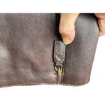 Chocolate Brown Leather Crossbody Bag Quiet Luxury Artisan Made in India Photo 8