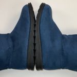 Muk Luks Blue Faux Suede Winter Boots Red Plaid Calf Lining NEW Women’s Size 10 Photo 4