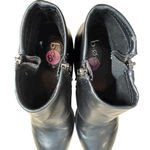 BOC by Born Atlanta Black Faux Leather Double Zip Ankle Booties Size 8.5 Photo 8