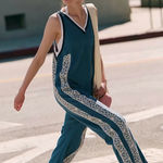 FP Movement Free People Day Trip Onesie Blue Size M Photo 0