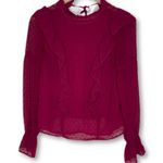 Bleuh Ciel 𝅺 Ruffle Dot Blouse Top Photo 1