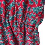 Sabina Musayev Liri Pink Ruffle Mini Dress Metallic Silver Dot Small no belt Photo 5