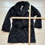 Victoria's Secret Victoria’s Secret PINK Plush Black Robe – Size M/L Photo 5