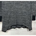 Anthropologie Ruby Moon Women's Sweater Black White‎ Pullover Long Sleeve Crew Neck Size Small Photo 2