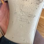 Fendi Logo Leather Sandals *FLAWED** Photo 8