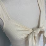 Windsor NWT Elegant Cream Tie-Front Women's Bodysuit Size Medium Photo 1