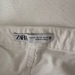 ZARA  Denim Skirt Mini White Photo 1