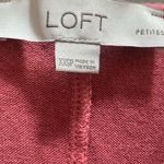 Loft Ann Taylor Coral Neck Pullover Top Blouse Shirt Sweater Twist Front XXSP Photo 2
