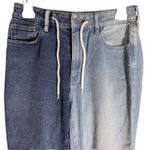 PacSun Women’s Denim Joggers Size 26 Two-Tone Light/Dark Wash Photo 1