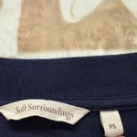 Soft Surroundings Tunic Top Pockets Long Sleeve Casual Comfy Navy PS Photo 10