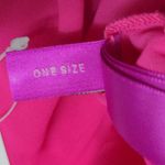 L'Agent by Agent Provocateur Rosana Cover Up Sheer Swim Ties One Size Pink New Photo 5