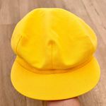 Burberry Super Rare  Newsboy Cotton Cap Hat Beret Yellow W/ Plaid Size L - NWT Photo 0